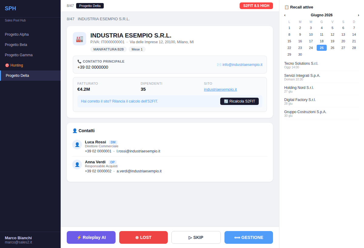 SPH scheda prospect